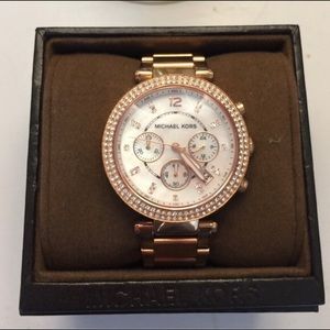 Michael Kors Rose Gold Parker watch